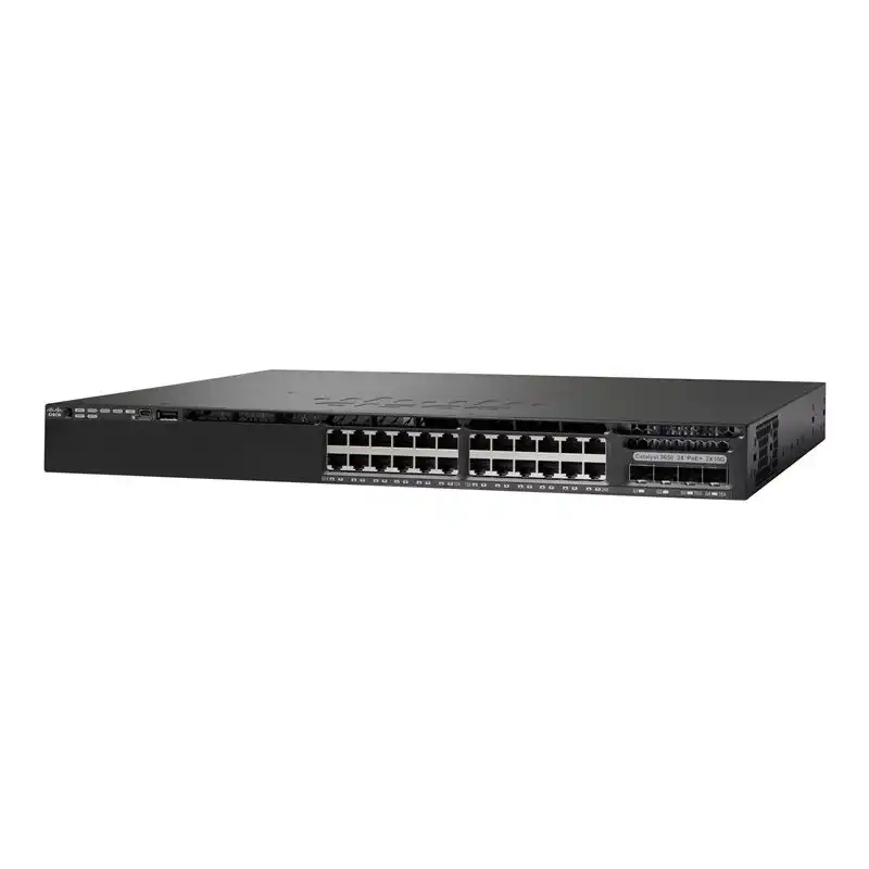 Cisco Catalyst 3650-24TD-S - Commutateur - C3 - Géré - 24 x 10 - 100 - 1000 + 2 x 10 Gigabit SFP+ -... (WS-C3650-24TD-S)_1